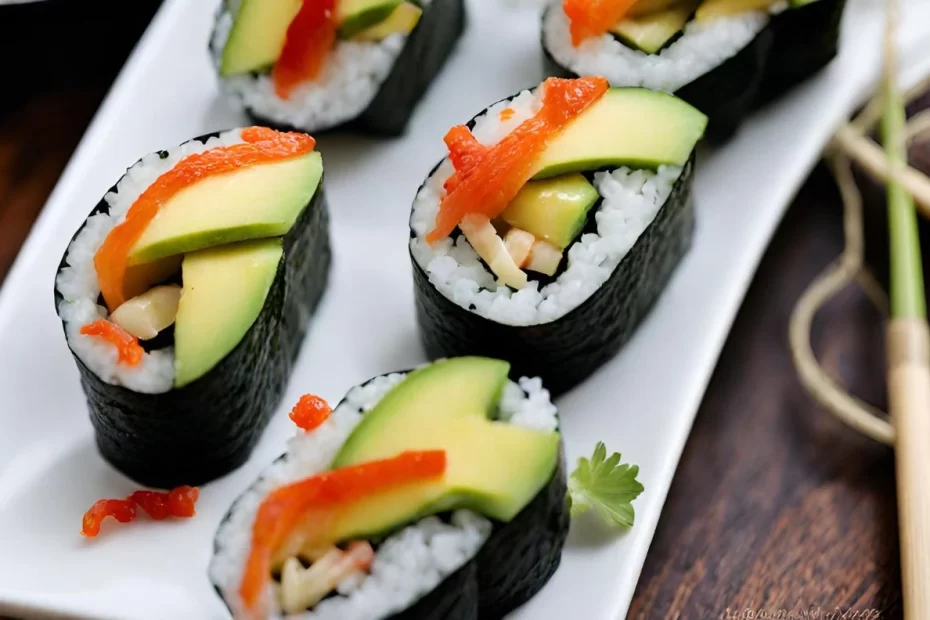 Receita: Sushi de Abacate