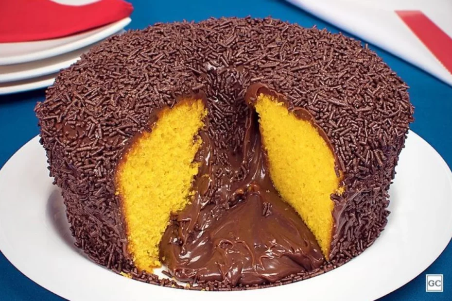 Bolo de Cenoura com Cobertura de Brigadeiro