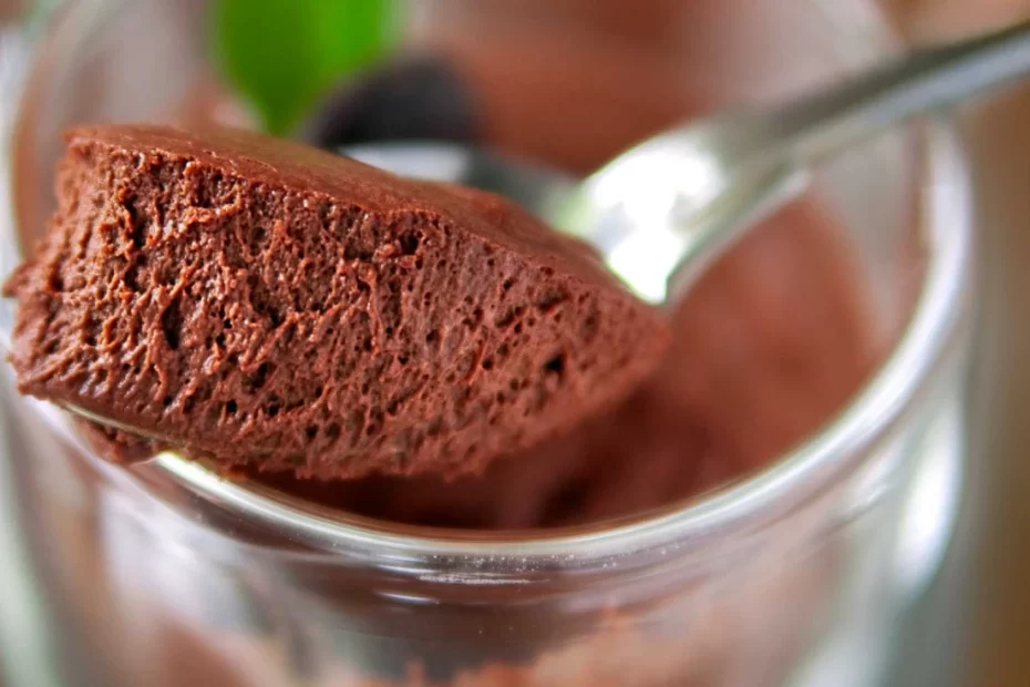 mousse de chocolate