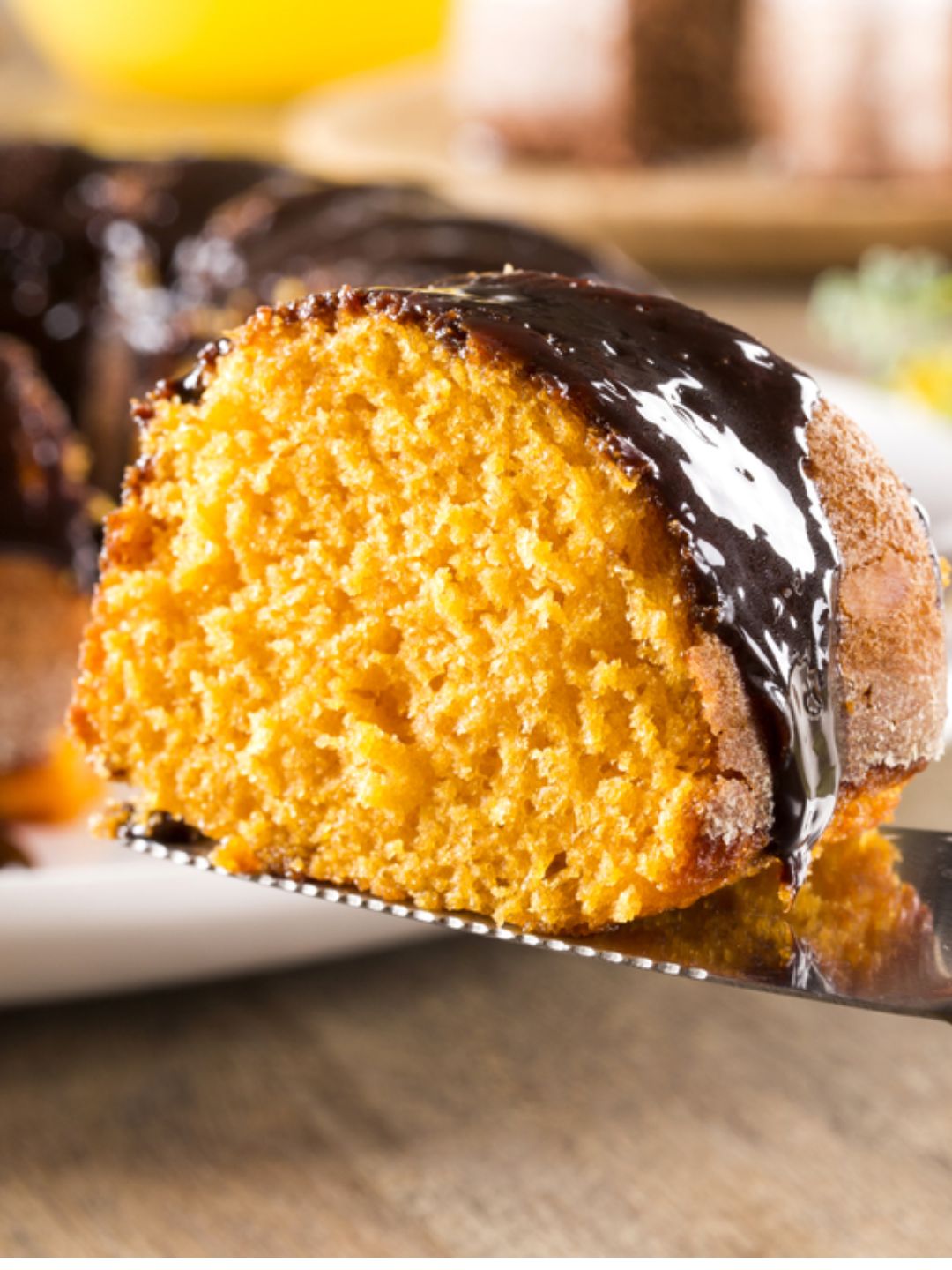 Bolo de Cenoura com Chocolate