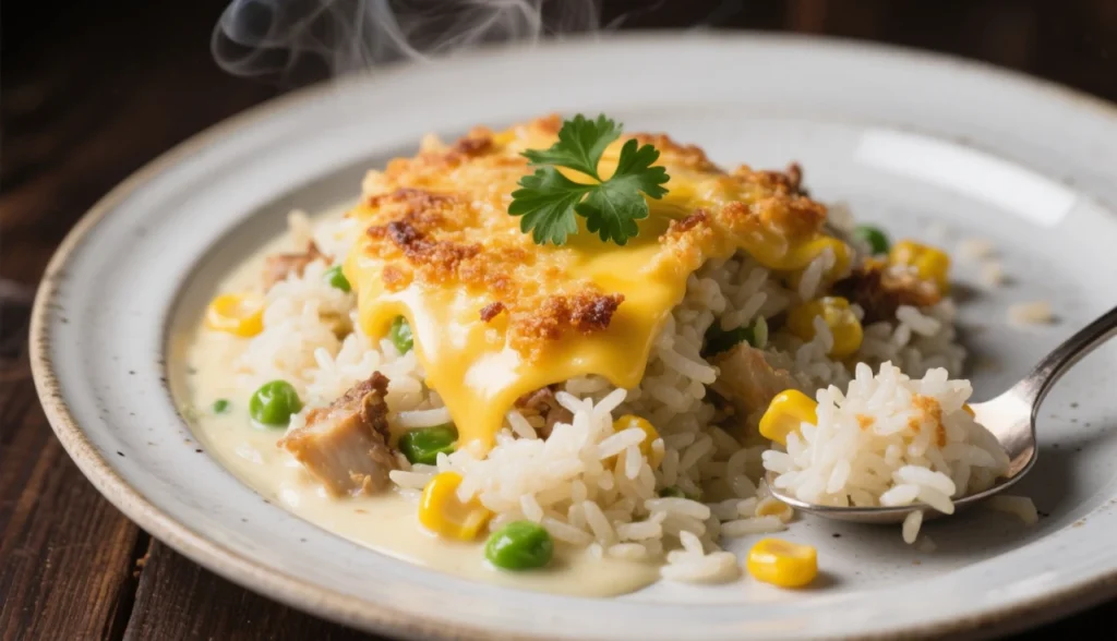 Arroz de Forno Cremoso com Sobras