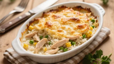 Arroz de Forno Cremoso com Sobras