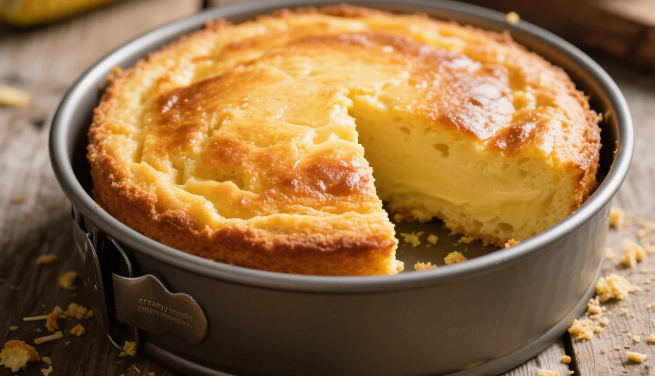 Bolo de Milho Cremoso de Liquidificador