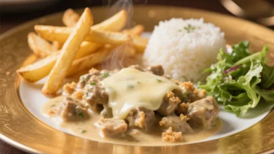 Fricassê de frango cremoso