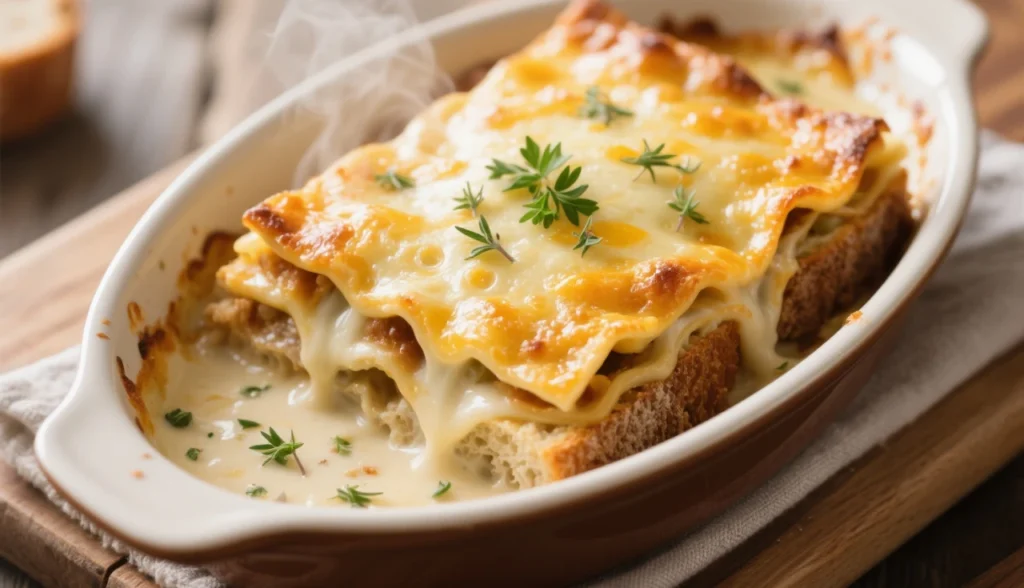 Lasanha de Pão de Forma Cremosa: Receita Simples que Surpreende e Rende Muito