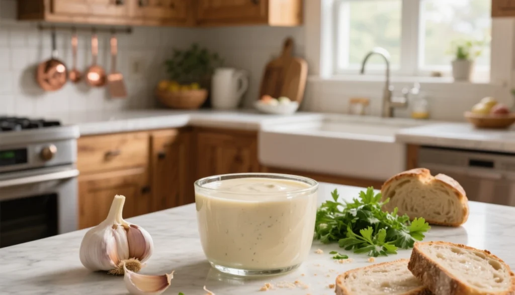 Molho de Alho Cremoso Igual de Churrascaria