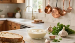 Molho de Alho Cremoso Igual de Churrascaria