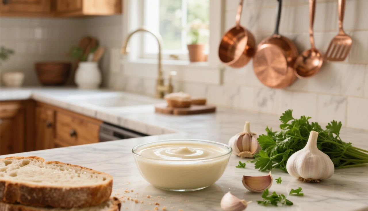 Molho de Alho Cremoso Igual de Churrascaria