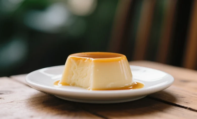 Pudim de 2 ingredientes, sem forno e sem gelatina!