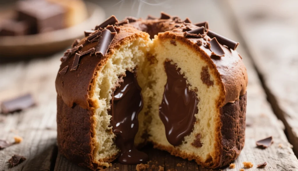 Receita Panetone de Chocolate Delicioso