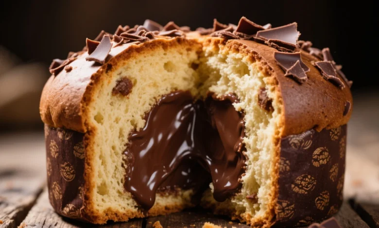 Receita Panetone de Chocolate Delicioso