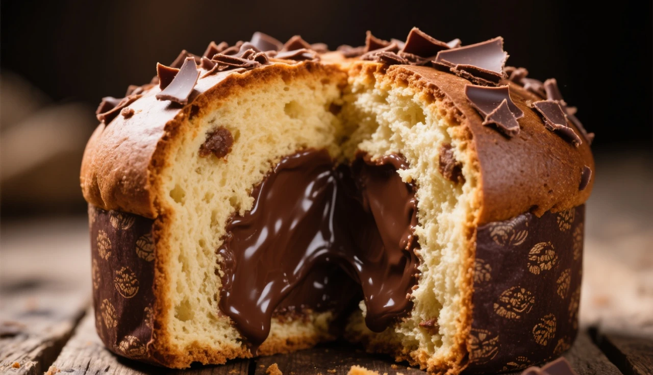 Receita Panetone de Chocolate Delicioso