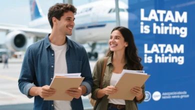 LATAM anuncia novas vagas de emprego