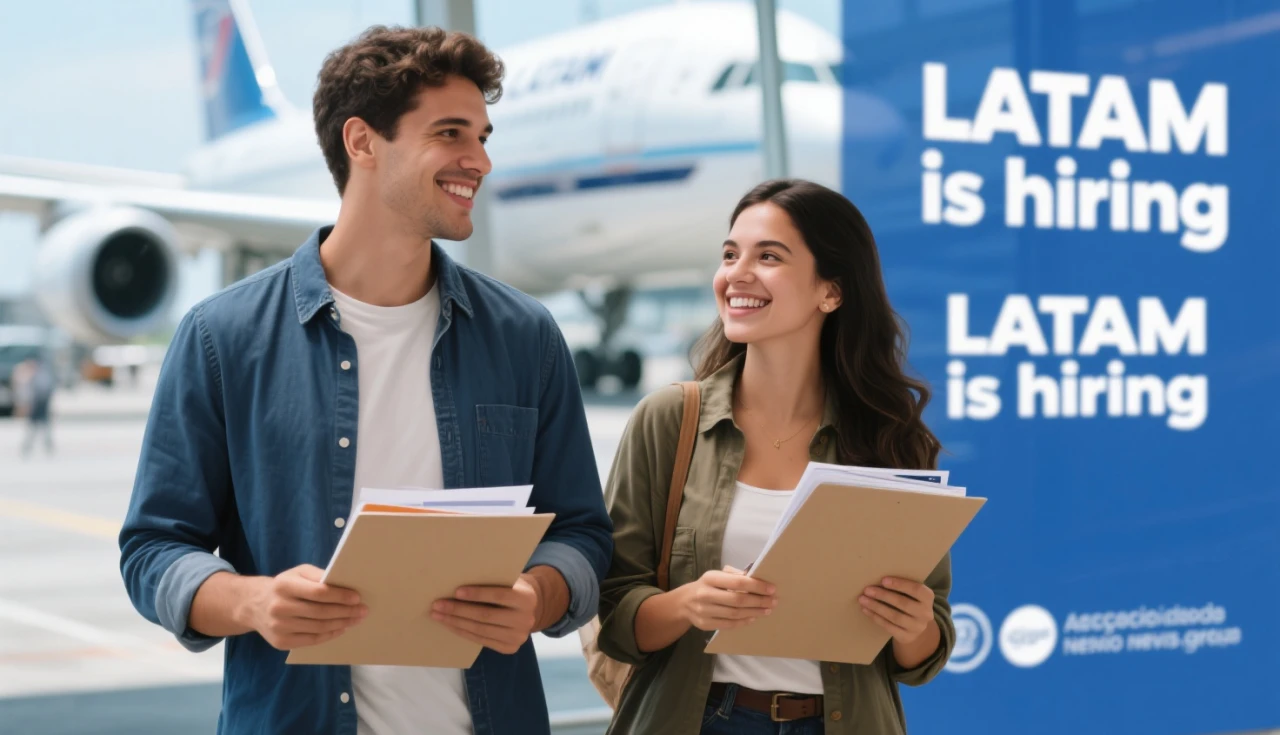 LATAM anuncia novas vagas de emprego