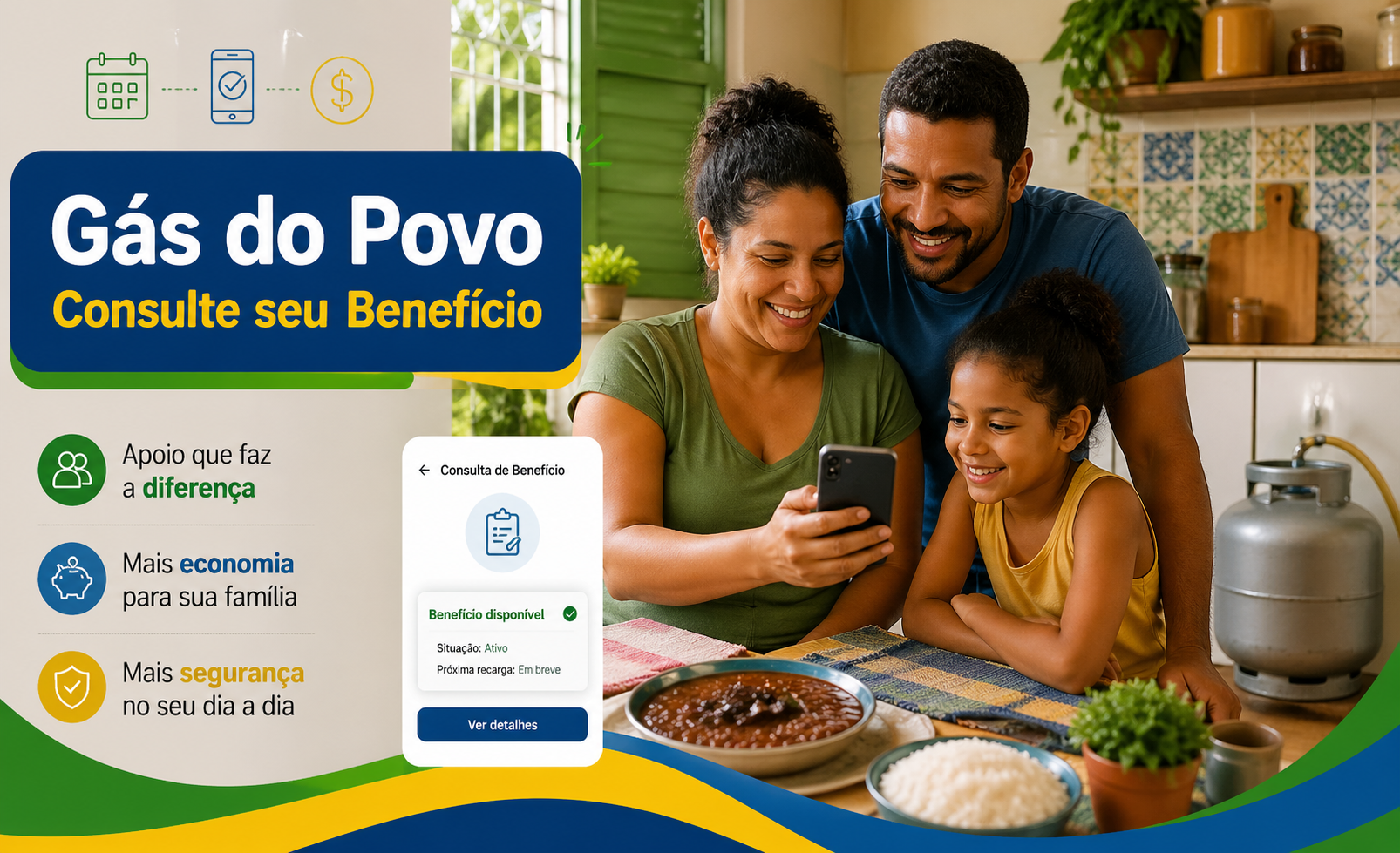 Gás do Povo - Consulte seu Benefício