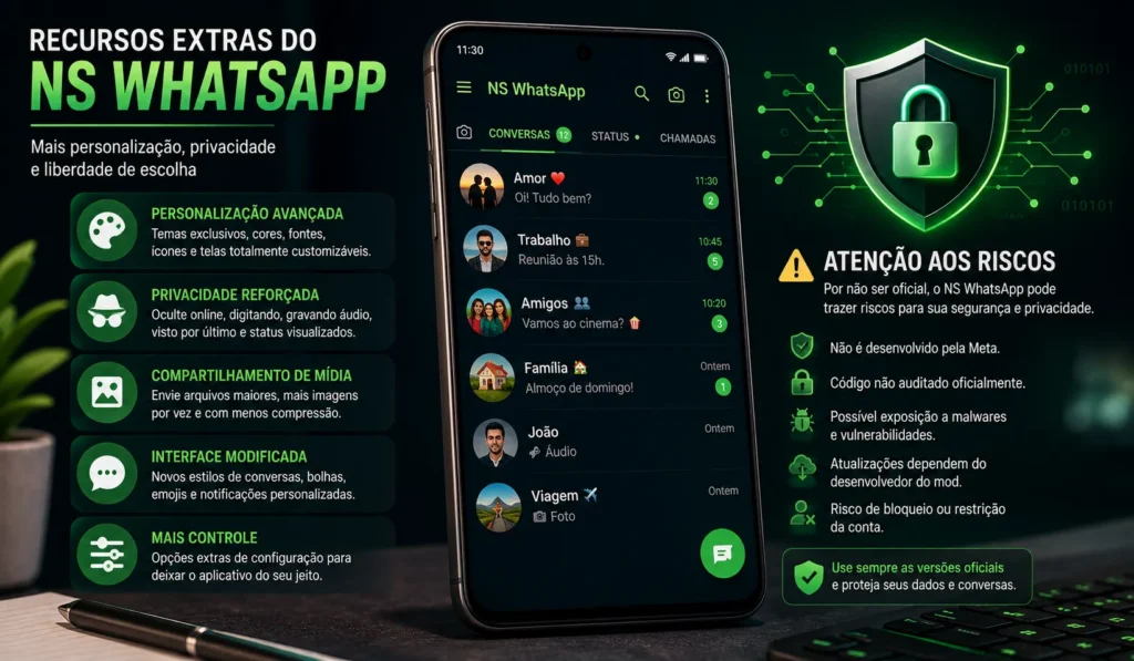 Promoção do NS WhatsApp modificado