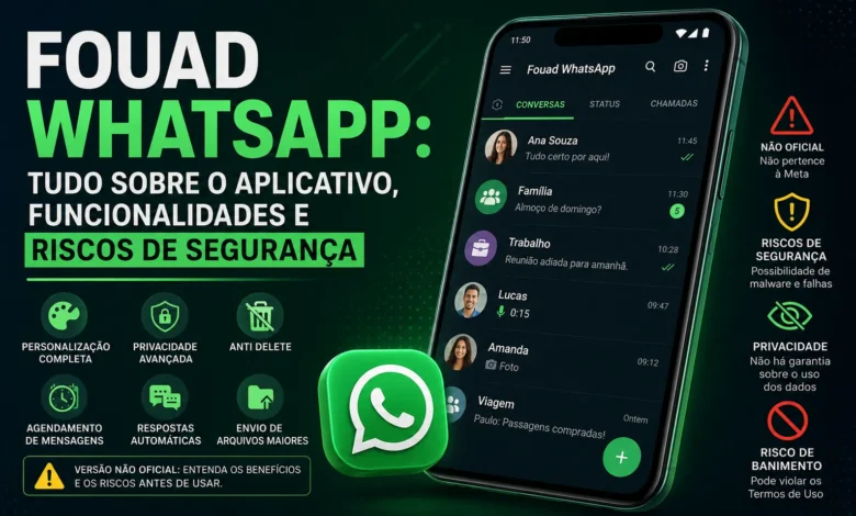 Fouad WhatsApp é seguro? Conheça recursos, diferenças, riscos à privacidade e motivos para priorizar alternativas oficiais antes de decidir hoje.